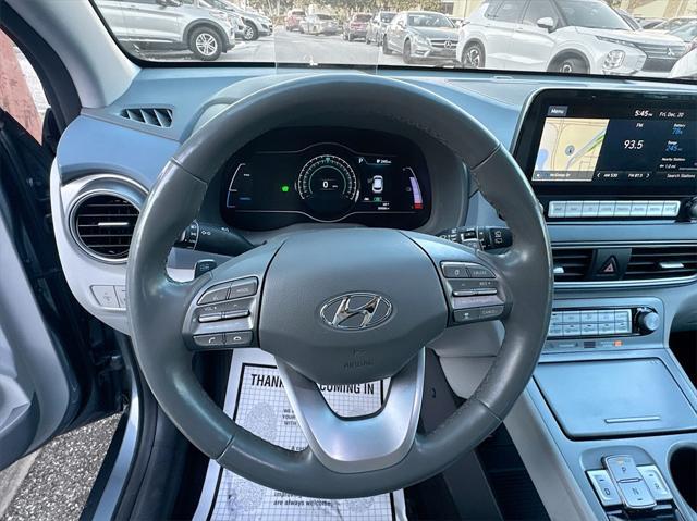 used 2021 Hyundai Kona EV car, priced at $17,528