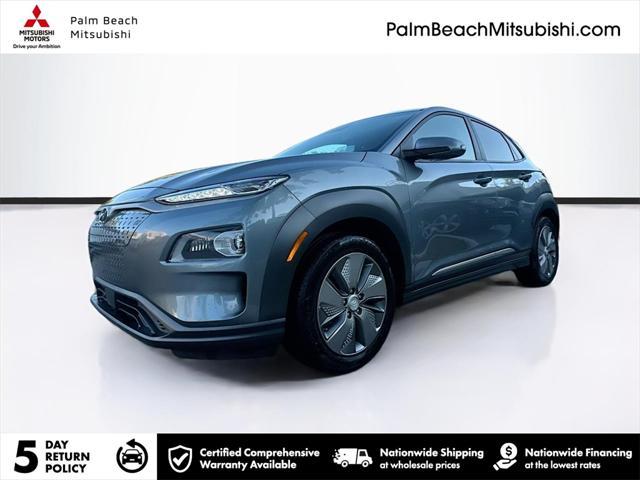 used 2021 Hyundai Kona EV car, priced at $17,528