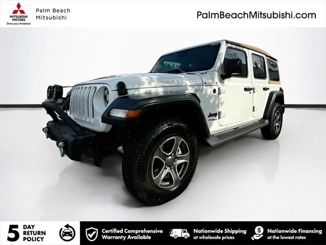 used 2020 Jeep Wrangler Unlimited car, priced at $24,250