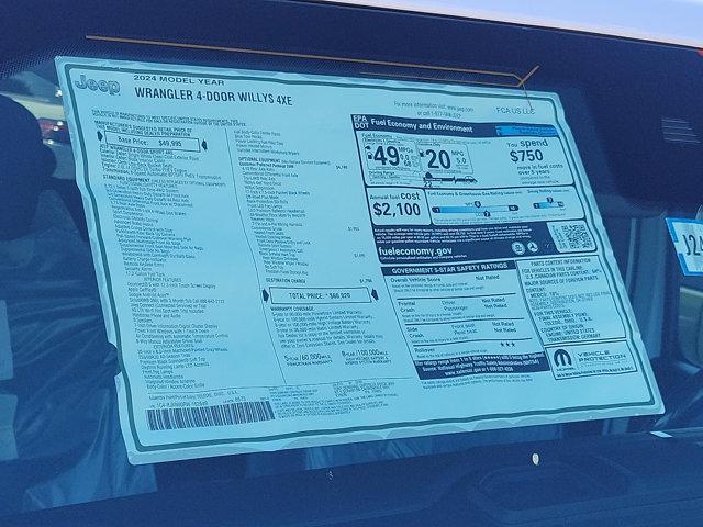 used 2024 Jeep Wrangler 4xe car