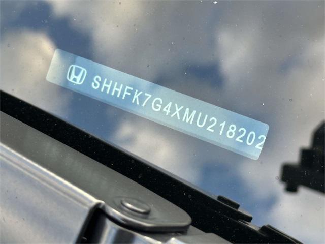 used 2021 Honda Civic car, priced at $19,758