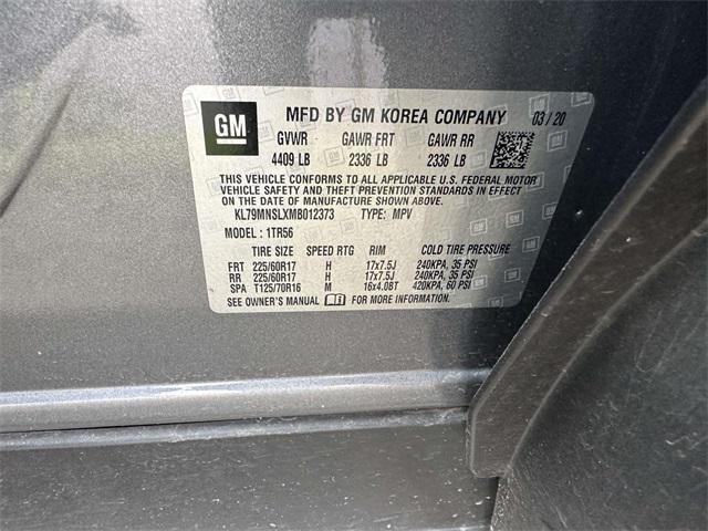 used 2021 Chevrolet TrailBlazer car, priced at $17,684