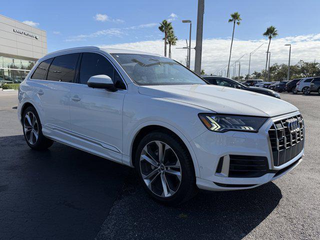used 2021 Audi Q7 car, priced at $33,420