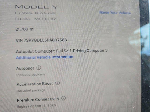 used 2023 Tesla Model Y car, priced at $30,054
