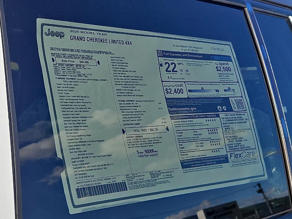 new 2025 Jeep Grand Cherokee car, priced at $49,541
