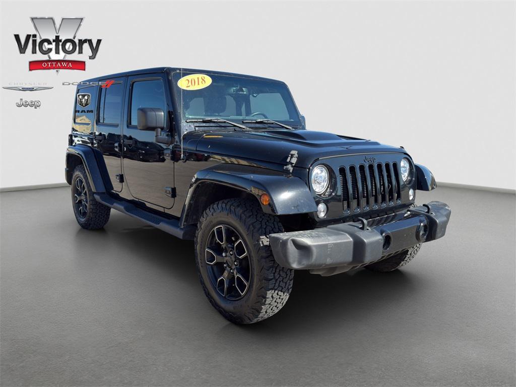 used 2018 Jeep Wrangler JK Unlimited car, priced at $25,988