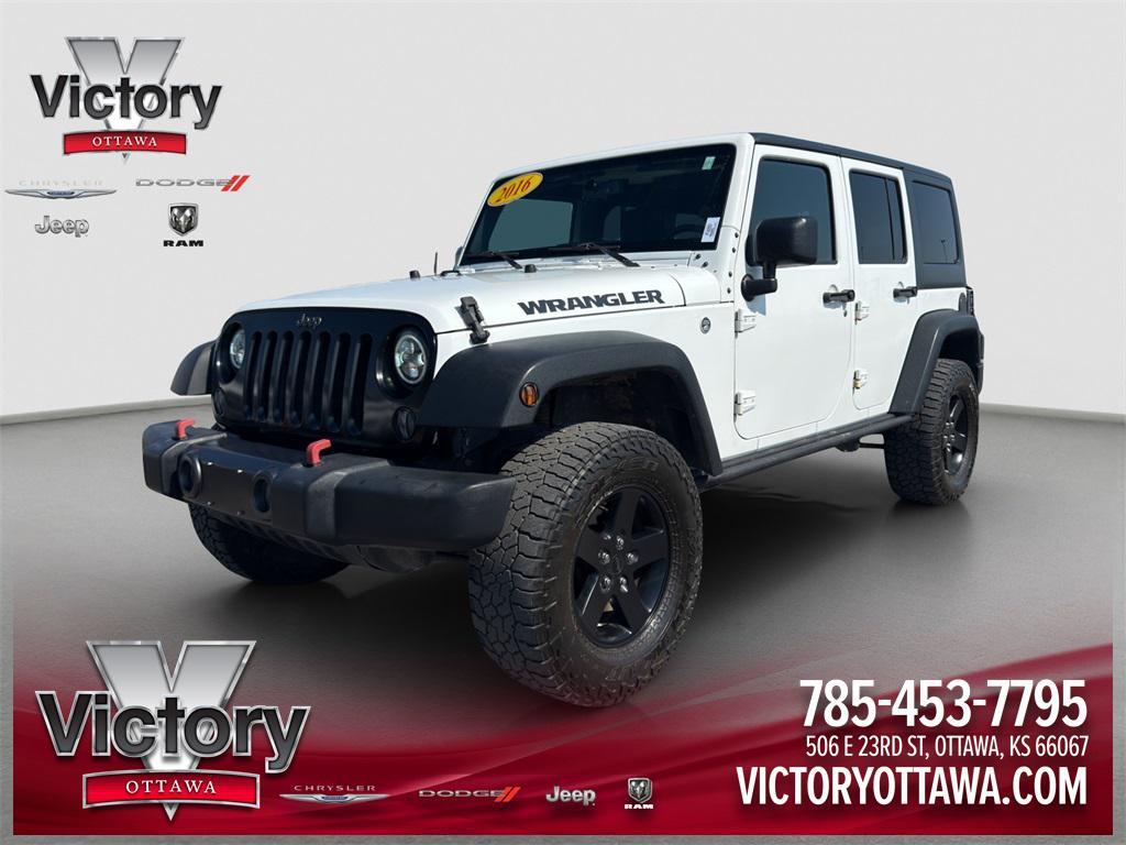 used 2016 Jeep Wrangler Unlimited car, priced at $19,888