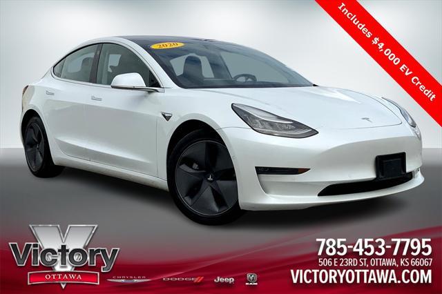 used 2020 Tesla Model 3 car, priced at $19,777