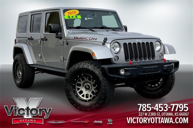 used 2016 Jeep Wrangler Unlimited car, priced at $23,250