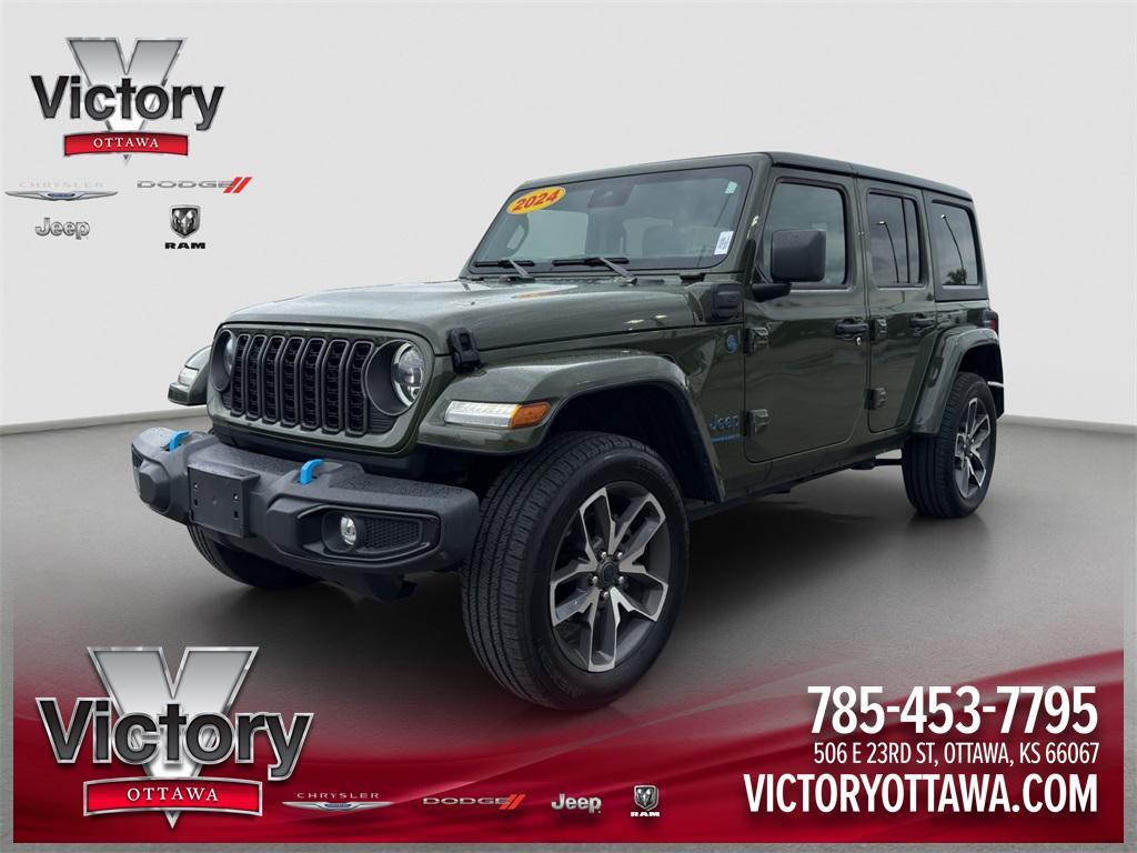 used 2024 Jeep Wrangler 4xe car, priced at $35,777