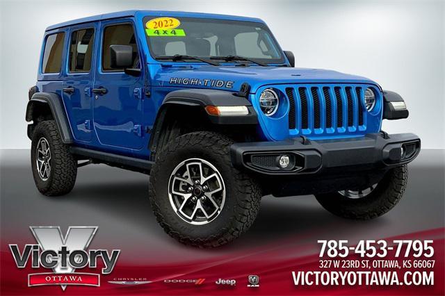 used 2022 Jeep Wrangler Unlimited car, priced at $34,495