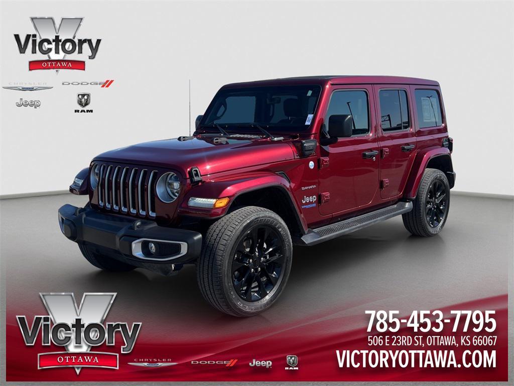 used 2021 Jeep Wrangler Unlimited 4xe car, priced at $32,698