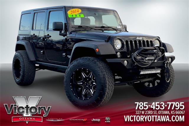 used 2014 Jeep Wrangler Unlimited car, priced at $20,995