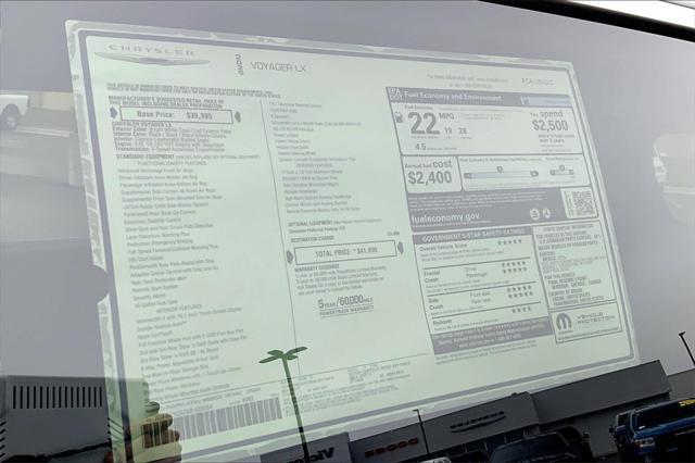new 2025 Chrysler Voyager car, priced at $40,588