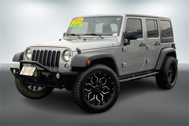 used 2016 Jeep Wrangler Unlimited car, priced at $19,777