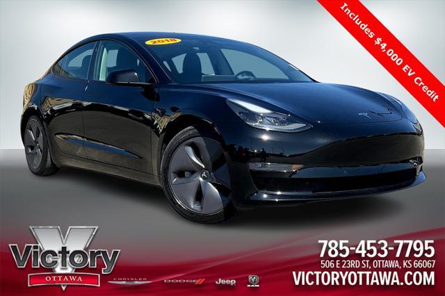 used 2021 Tesla Model 3 car, priced at $21,995