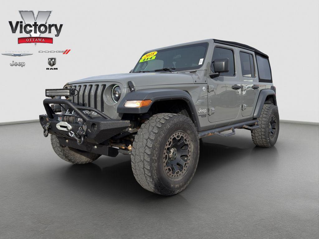 used 2018 Jeep Wrangler Unlimited car, priced at $23,895