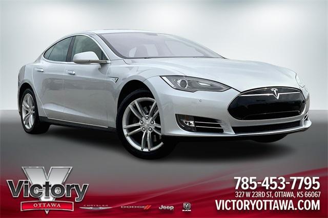 used 2014 Tesla Model S car, priced at $18,991