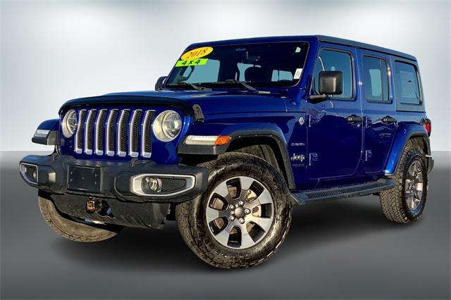 used 2018 Jeep Wrangler Unlimited car, priced at $27,777