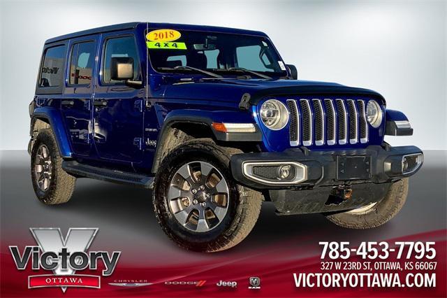 used 2018 Jeep Wrangler Unlimited car, priced at $27,777