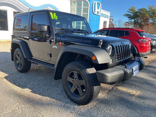 used 2016 Jeep Wrangler car, priced at $19,602