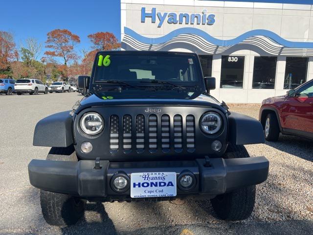 used 2016 Jeep Wrangler car, priced at $19,602