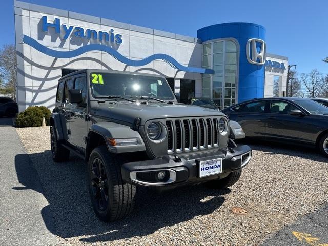 used 2021 Jeep Wrangler Unlimited 4xe car, priced at $38,974