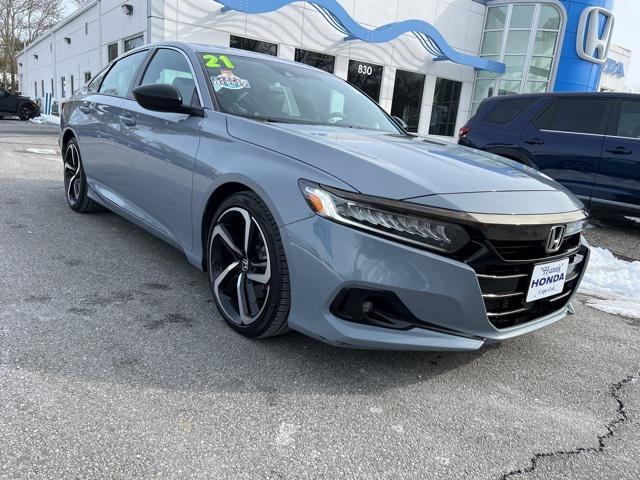 used 2021 Honda Accord car, priced at $23,701