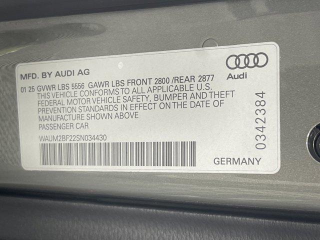 new 2025 Audi A6 car, priced at $80,825