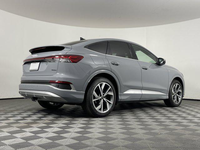 new 2025 Audi Q4 e-tron Sportback car, priced at $60,780
