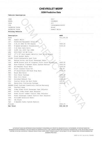 used 2017 Chevrolet Colorado car, priced at $22,202