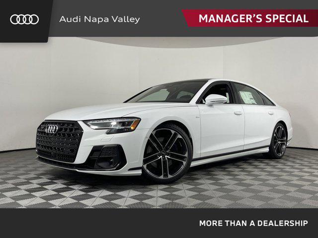 new 2025 Audi A8 car, priced at $100,725