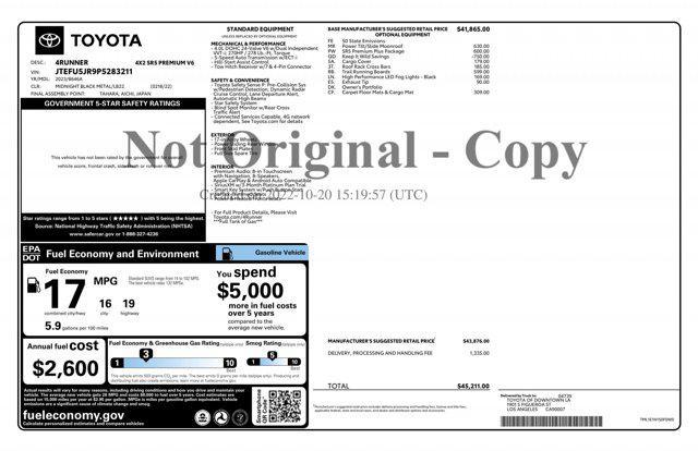 used 2023 Toyota 4Runner car, priced at $36,988