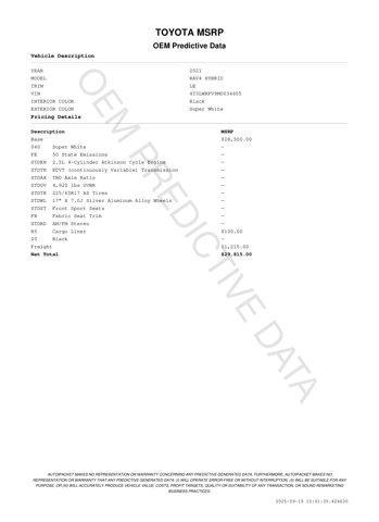 used 2021 Toyota RAV4 Hybrid car, priced at $26,444