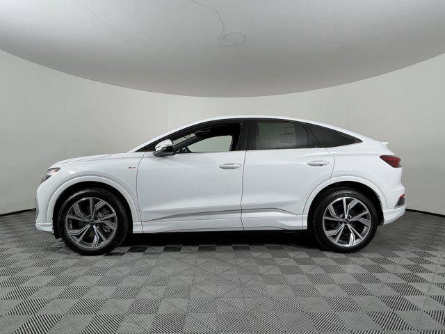 new 2025 Audi Q4 e-tron Sportback car, priced at $63,275
