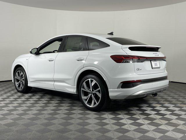 new 2025 Audi Q4 e-tron Sportback car, priced at $63,275