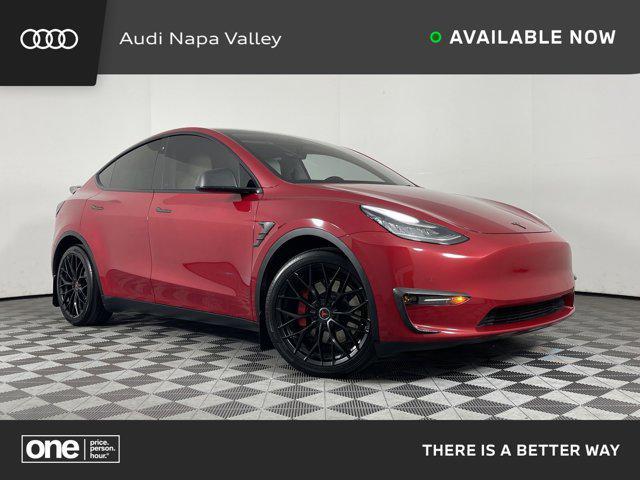 used 2021 Tesla Model Y car, priced at $28,888