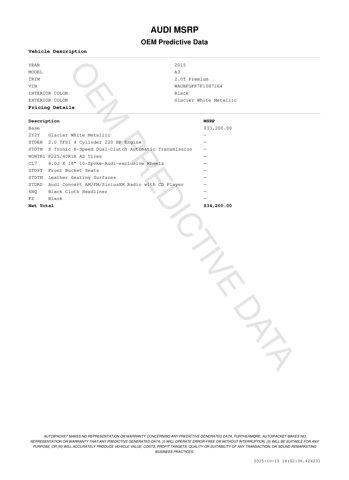 used 2015 Audi A3 car, priced at $12,223