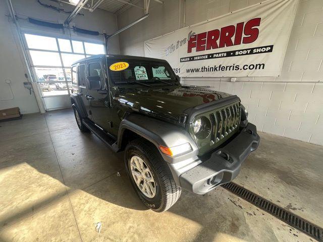 used 2023 Jeep Wrangler car, priced at $34,700