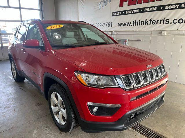 used 2021 Jeep Compass car, priced at $17,142