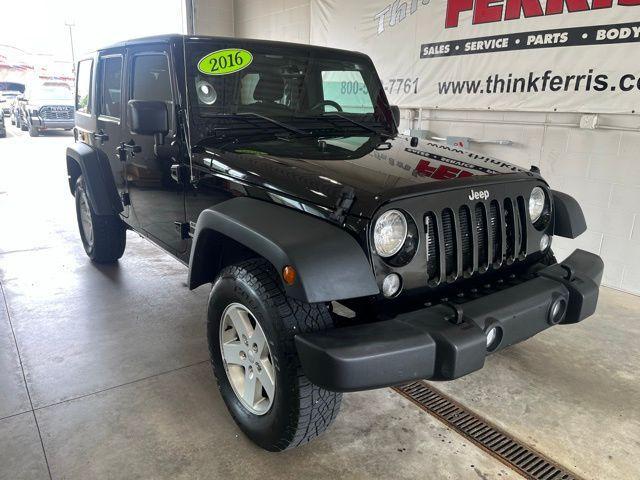 used 2016 Jeep Wrangler Unlimited car, priced at $15,950