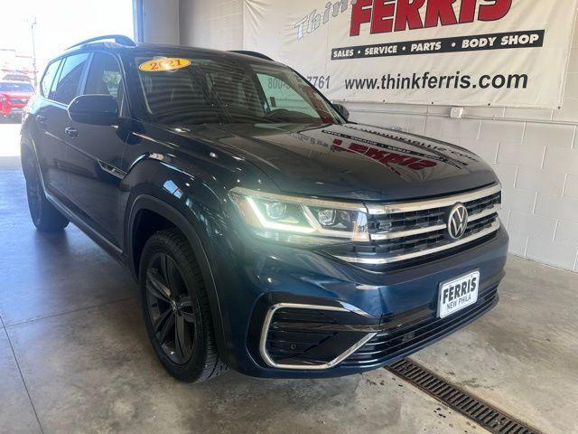used 2021 Volkswagen Atlas car, priced at $30,500