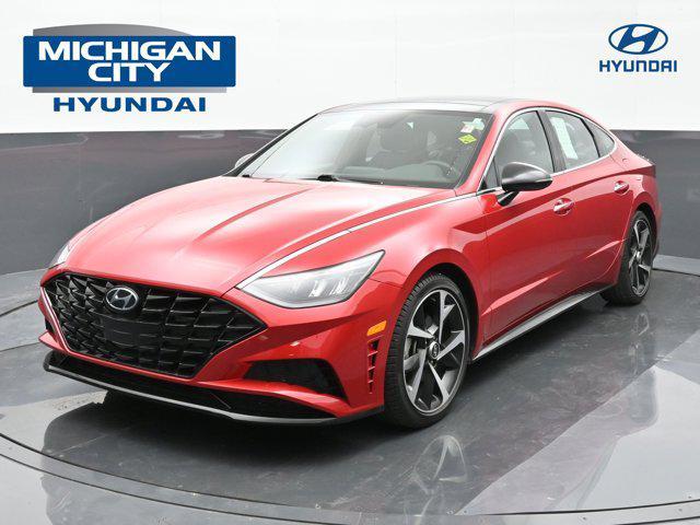 used 2021 Hyundai Sonata car, priced at $20,895