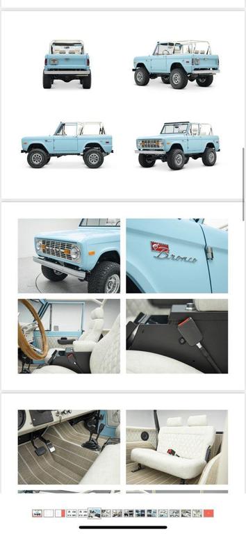 used 1976 Ford Bronco car, priced at $249,999