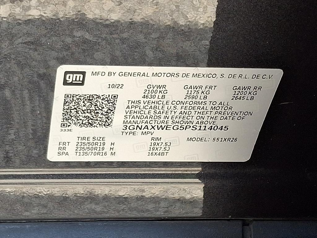 used 2023 Chevrolet Equinox car, priced at $27,500