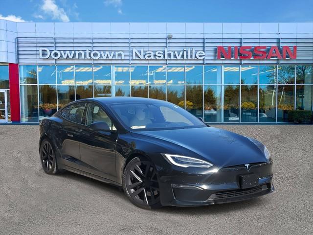 used 2021 Tesla Model S car, priced at $59,995