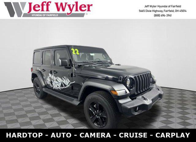 used 2022 Jeep Wrangler Unlimited car, priced at $31,426