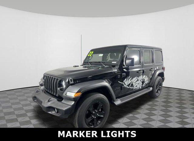 used 2022 Jeep Wrangler Unlimited car, priced at $28,689