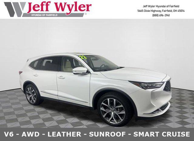 used 2022 Acura MDX car, priced at $34,612