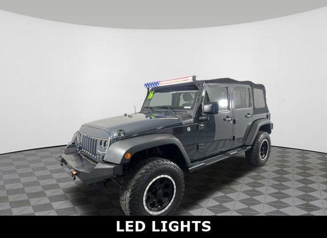 used 2016 Jeep Wrangler Unlimited car, priced at $20,518